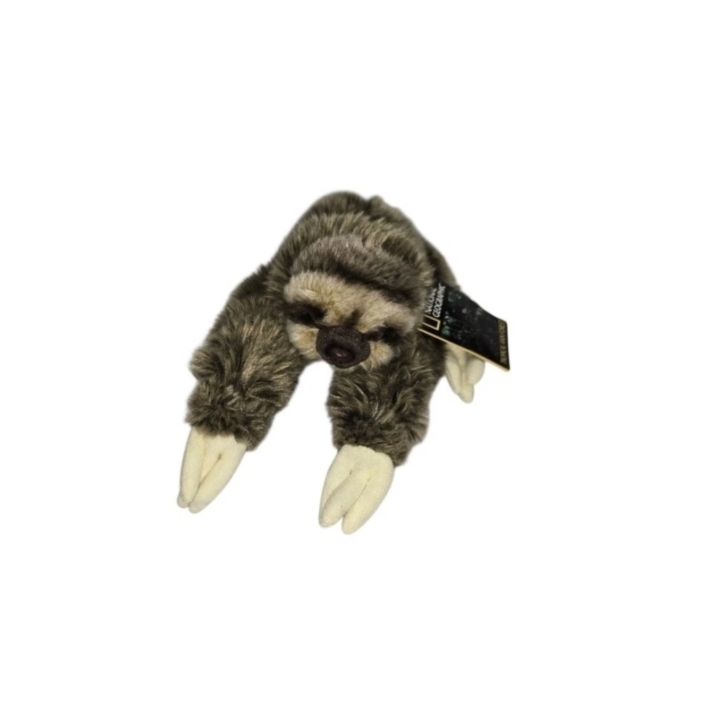 National Geographic 13" LELLY Stuffed Plush Realistic Sloth New with Tags